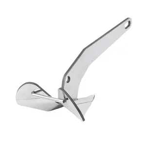 【GARVEE】Upgraded Boat Anchor, 316 Stainless Steel Delta-Style Anchor, Heavy Duty Triangular Anchor 11lbs / 17lbs / 22lbs Wing Style Triangle Anchor for Pontoon, Fishing Boats