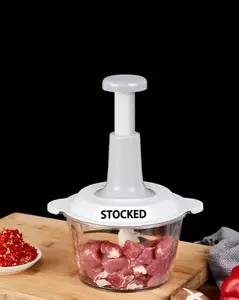 In Stock New Arrival Veggie Vegetable Slicer Cutter and Push Hand Onion Chopper