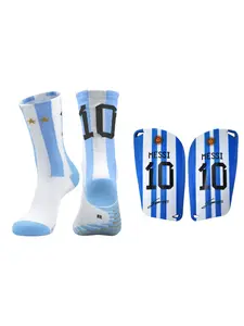 1 Set Football Accessories Men Women Outdoor Sports Non-slip Football Socks Comfortable Durable Running Socks High Quality Elastic Leg Socks Leg Socks Game Professional Training suit