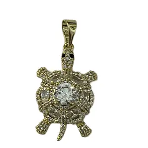 Laminate Gold Pendant - Turtle Design, Daily Use, Gold Finish, Various Styles Available