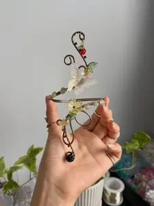 [NEW] Beaded Arm Cuff Bracelet – Handmade Boho Jewelry for Upper Arm