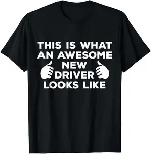 100% Cotton Driver's License Passed Driving School Learner Automobile T-Shirt Distressed Graphic Big Menswear Tops Vintage Casual Crewneck Short Sleeve