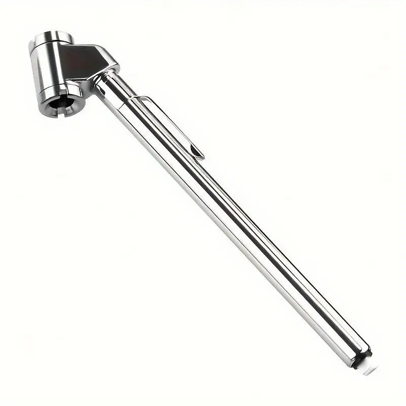 Dual-Head Metal Tire Pressure Gauge, Stainless Steel Mechanical Tire Pressure Meter, Portable Tire Pressure Checker, Tyre Pressure Tester for Cars, Motorcycles, Trucks