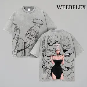 DanDaDan Anime Shirt, Seiko Ayase Double Printed Oversized Tee, Vintage Washed Heavyweight Cotton Manga Graphic Unisex Outfit