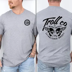 Mechanic Workwear Graphic T-Shirt – 2-Sided Blue Collar Streetwear Tee