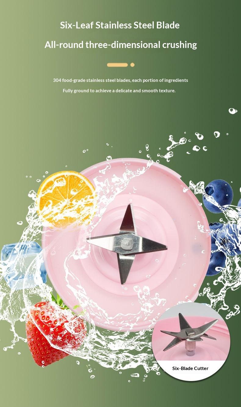 Portable Mini Smoothie Blender With Charging Feature