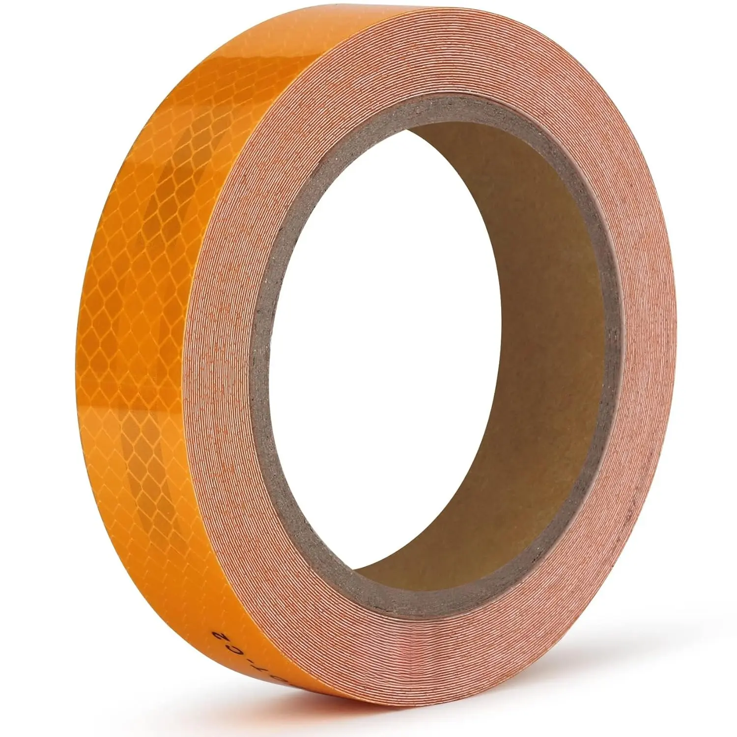 DOT-C2 Diamond Pattern Reflective Tape, 1in x 33ft Roll, High Visibility Flexible Water Resistance UV Prevention Long-Lasting Peel & Stick Safety Tape for Trailer Truck, Warehouse (RT103Y, Yellow)