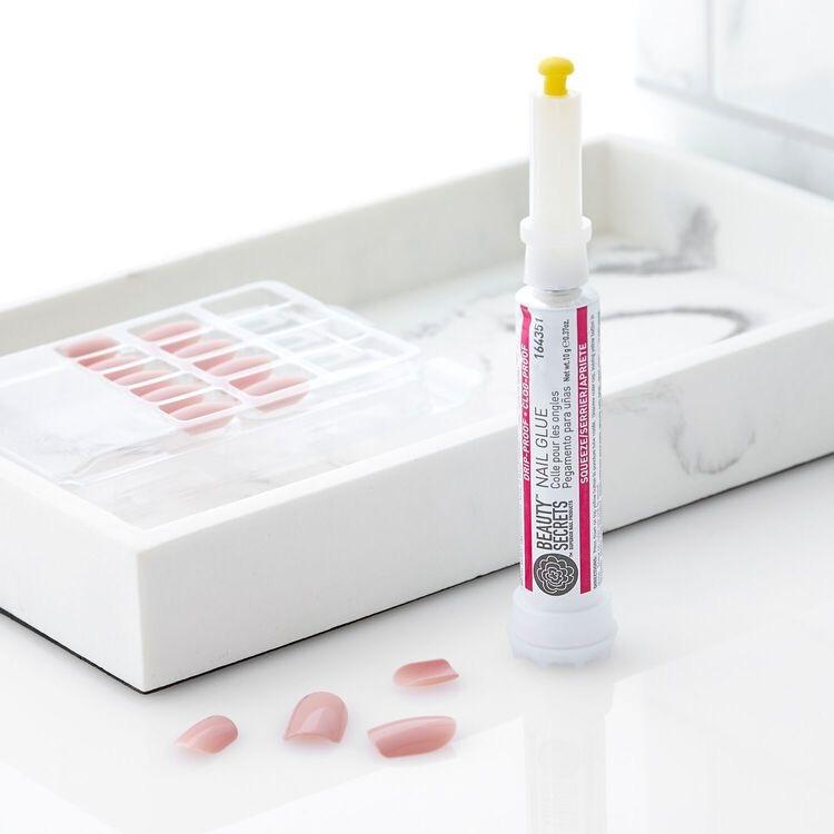 Beauty Secrets Drip & Clog Proof Nail Glue - Non-Clog Formula, Strong Hold, 10g/10ml Nail Art Nail Care. Original Viral nail glue
