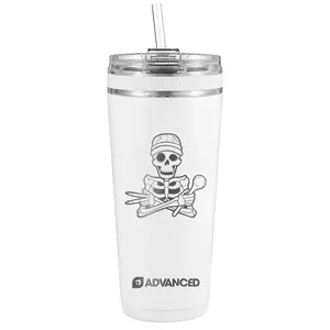 BowmanDean x ADVANCED 26oz Flex Bottle - White