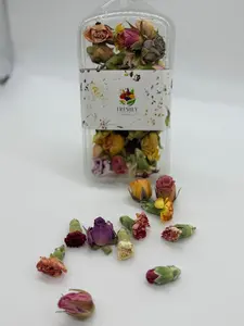 Freeze-Dried Edible Roses and Carnation Buds
