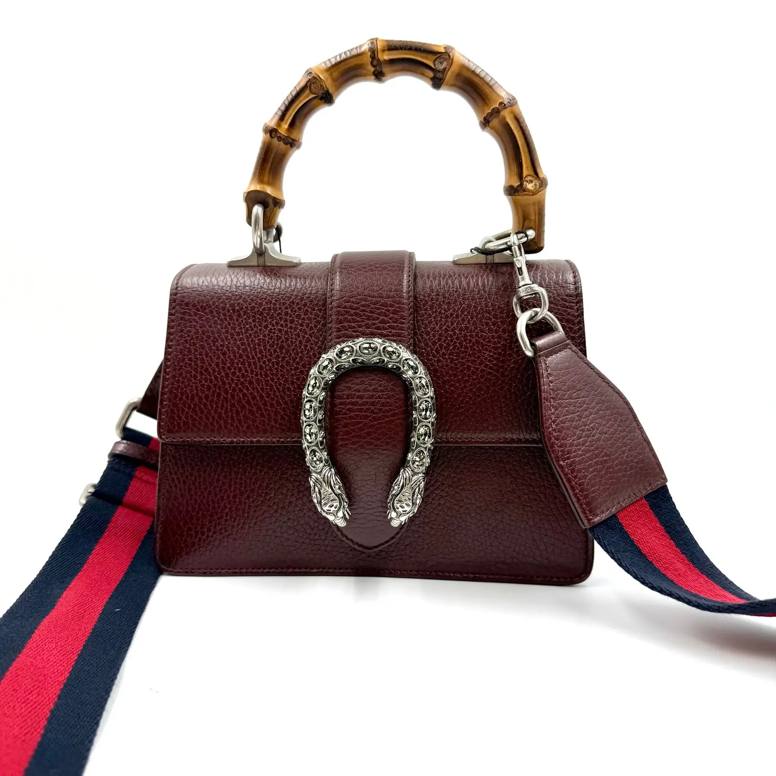 Pre-owned GUCCI As Shown Shoulder Bags HZ 6456 Dionysus bamboo top handle bag 26.07.17