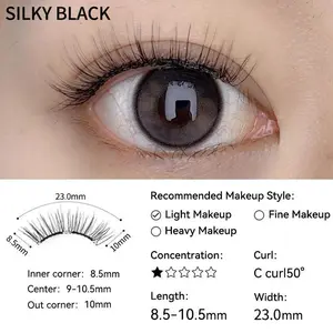 Soft Magnetic False Eyelashes, No Glue Needed, Includes Soft Magnet Strip, Lash Curler, Box Set, Styling Cream, Perfect for Makeup, Cosmetic, Valentine's Day & Holidays