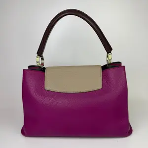 Pre-owned Louis Vuitton 145 Capucines handbag made of Taliron leather .