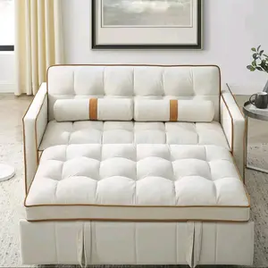 Pull Out Sleep Sofa Bed 2 Seater Loveseats Sofa Couch for Office Living Room US