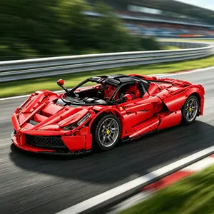 1:8 scale supercar building block model with openable butterfly doors; an educational toy suitable for both boys and girls(Static version) tiktokshopspringglowup