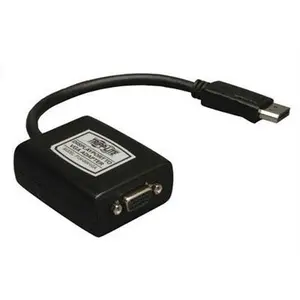 Tripp Lite DisplayPort to VGA Adapter - 6-in Black Cable Accessory with Secure Plug, for Cycling & Outdoor Leisure Equipment Accessories