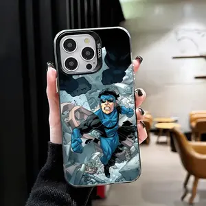 Phone Case - Invincible Anime Phone Case Compatible with Iphone 17 Air 16E 16 15 Plus 14 Pro Max 12 13 Mini Shockproof Shell Protective Back Cover