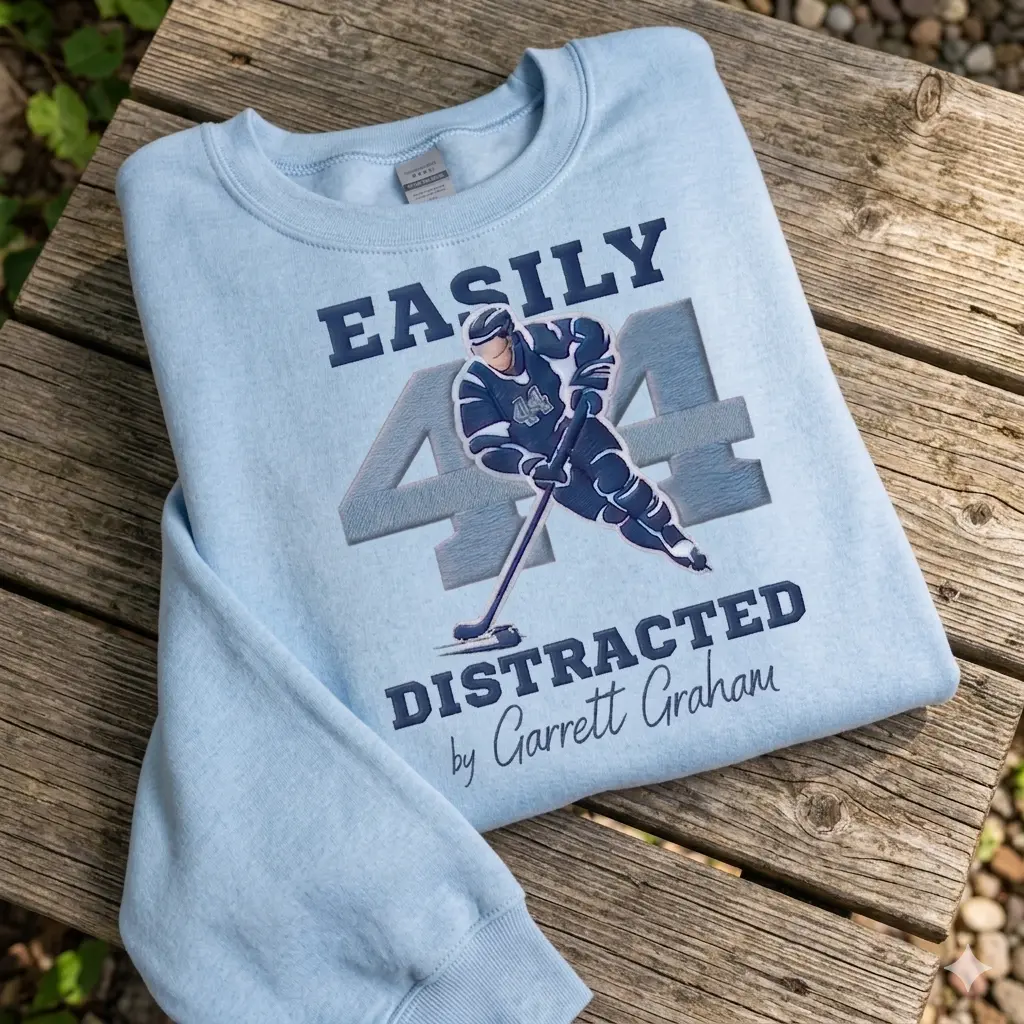 Briar University Graham 44 Sweatshirt, Briar U Embroidered Shirt, Off Campus Series Bookish Hoodie, Hockey Romance Sweatshirt Gift for Her