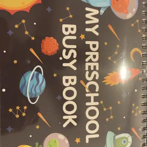 Mallify Montessori Busy Book 30 Activities for Kids, Interactive Learning Activities, Bilingual Toddler Markers, Travel-Friendly Busy Board,Back to School Gift for Preschool Kids, Teaching & Painting Supplies,  #sohochic