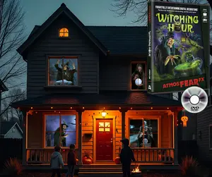 AtmosFX Witching Hour Digital Decorations DVD for Halloween Holiday Projection Decorating