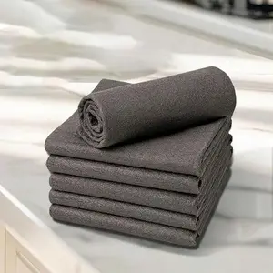 Pack of 10 Thickened Microfiber Shop Towels Reusable Lint Free Streak Free Absorbent Dust Cloth for Glass Mirror Cars Kitchens Home Automotive Mechanic Garage Cleaning