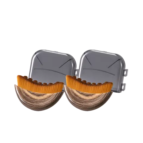 LIVE AUCTION | Limited Time BOGO 1 Get 1 Free 2Pcs Solid Contour Shape Facial Contour Brush, 2.3oz Lymphatic Drainage Massage Tool, Jawline Sculpting Gua Sha, Sensitive Skin Safe Reduces Puffiness Beauty Gift, Soft Bristles, Unscented backtoschool, Face T