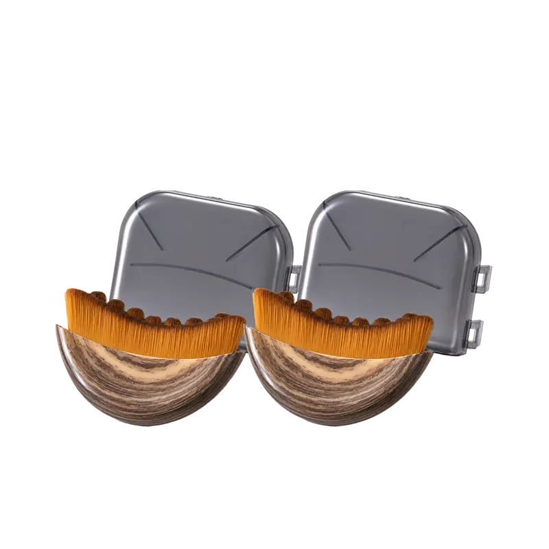 LIVE AUCTION | Limited Time BOGO 1 Get 1 Free 2Pcs Solid Contour Shape Facial Contour Brush, 2.3oz Lymphatic Drainage Massage Tool, Jawline Sculpting Gua Sha, Sensitive Skin Safe Reduces Puffiness Beauty Gift, Soft Bristles, Unscented backtoschool, Face T