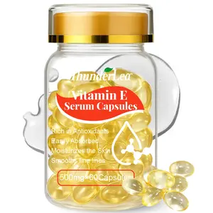 Vitamin E Serum Capsules for Face, 60 Pcs – Hydrating & Revitalizing Formula | Helps Skin Feel Smoother, Softer & More Radiant
