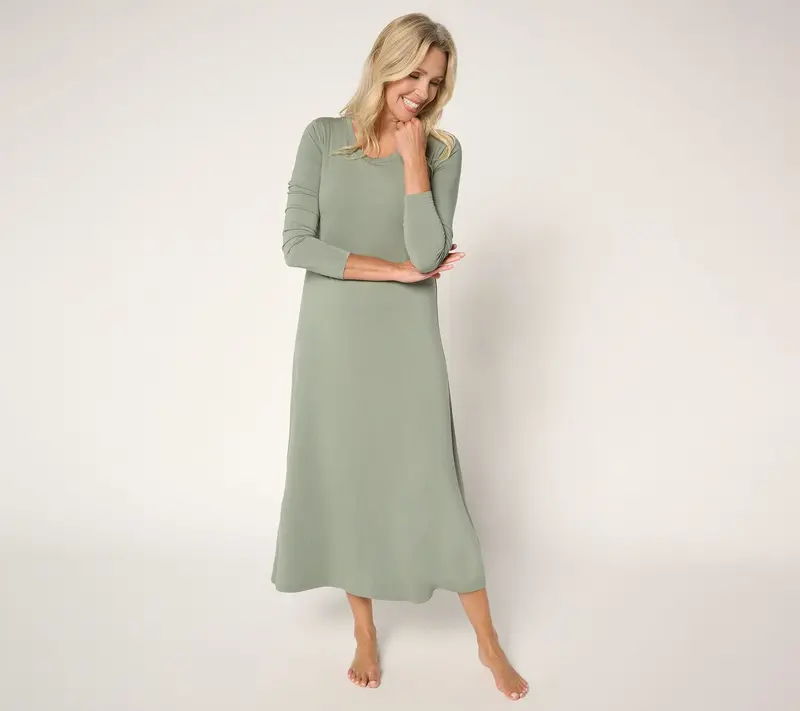 jersey knit dress - TikTok Shop