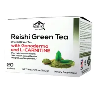 Eternal Spirit Beauty Reishi Green Tea with Ganoderma - Natural Beverage
