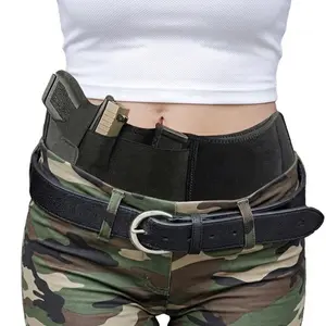 Secure Belly Band Holster for Outdoor Security - Non-Slip Concealed Waist Carrier, Adjustable Elastic Wrap for Men & Women Personal Safety Gear