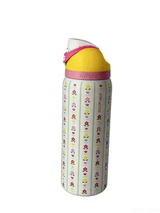 Owala 32oz Sport Water Bottle Color Drop Floral 24hr ColdRetention BPA-Free Lightweight Reusable Drinkware Flask with Portable Mug Lid & Ice Cubes Stylish Tumbler