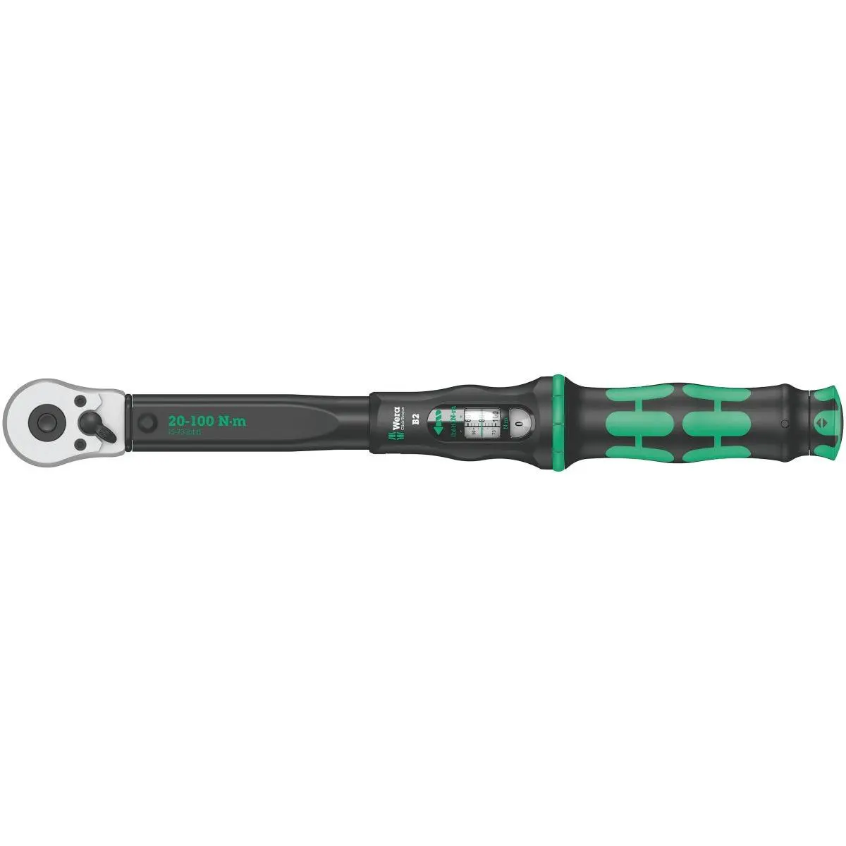 Wera Click-Torque B 2 Torque Wrench 20 - 100 Nm 3/8" Drive 05075611001