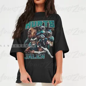 Jalen Hurts T-Shirt, Vintage Running back Homage Retro Classic Graphic Bootleg, Gift NZ211