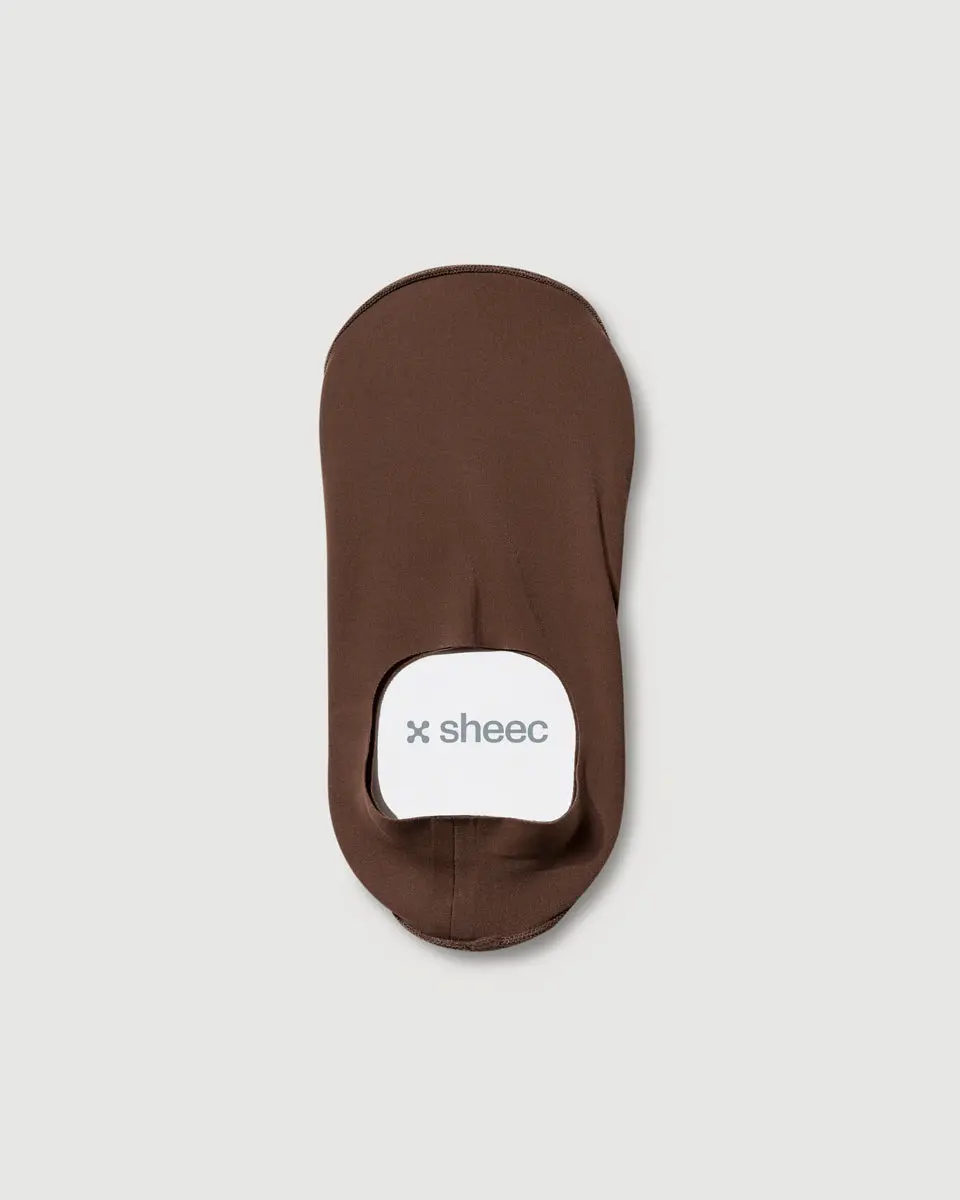 Secret High-cut No Show Socks | Brown