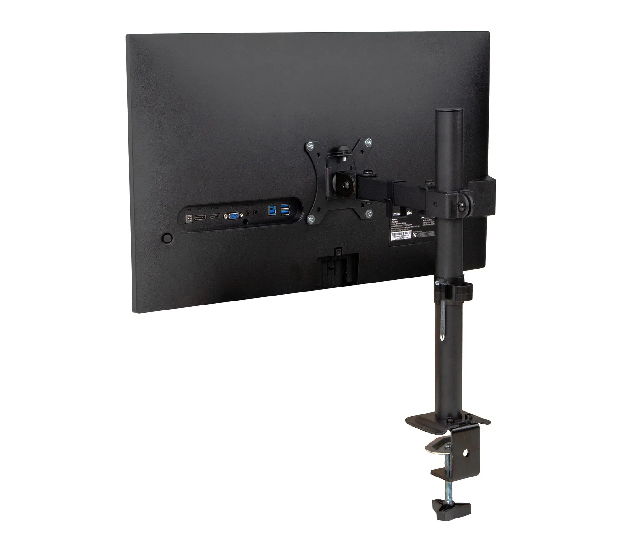 Mind Reader Single Monitor Desk Mount 90 Swivel Mind Reader Single Monitor Desk Mount 90 Swivel