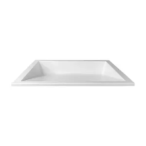 Marble-Lite Undermount Ramp Sink White Gloss