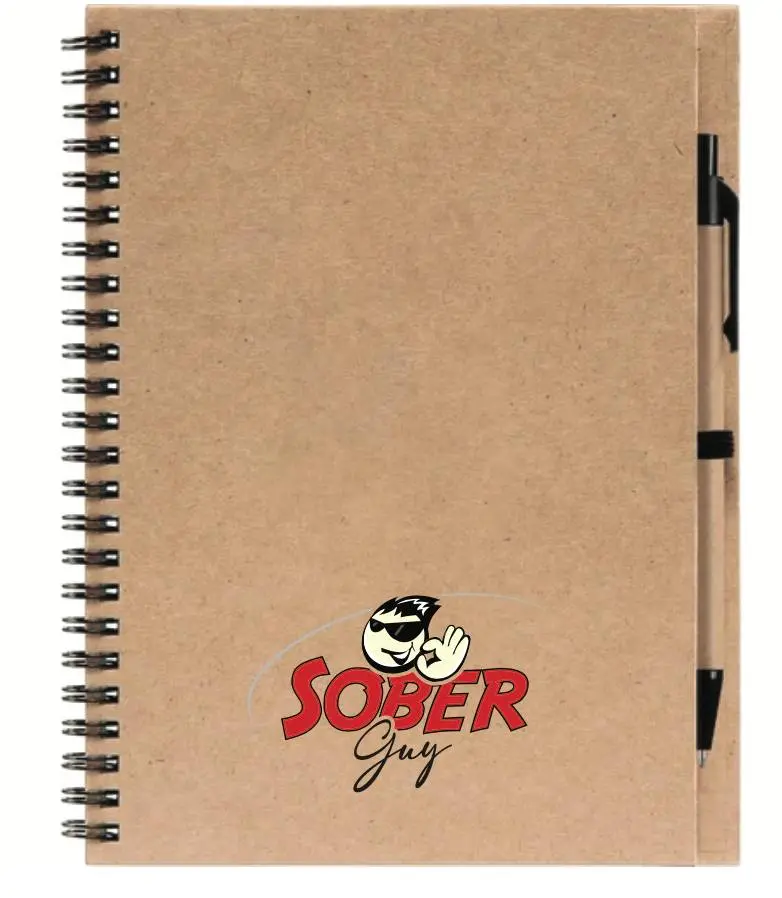 Eco Spiral Journal and Pen Set (70 sheets)