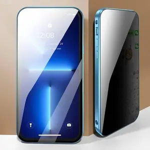 Anti Privacy Magnetic metal Phone Case Protection iphone models