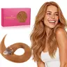 WENNALIFE Micro Link EasyFit Hair Extensions Human Hair 50g 50s 14 Inch to 24 Inch Light Blonde Highlighted Golden Blonde Remy Micro Bead Hair Extensions Real Human Hair Micro Ring Hair Straight summer hair extensions #TikTokShopFallDealsForYou #sohochic