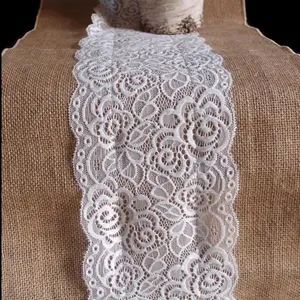 BLOWOUT Vintage Burlap and Lace Style No.1 Table Runner (12 x 108)
