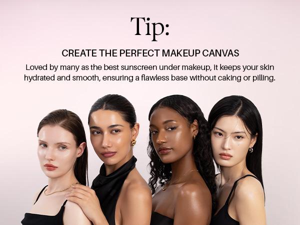 [OFFICIAL d'Alba] White Truffle Waterfull Tone Up Sunscreen Serum - SPF 50+ Hydrating Korean Facial Sun Cream (1.69 fl oz) Lightweight Moisturizer