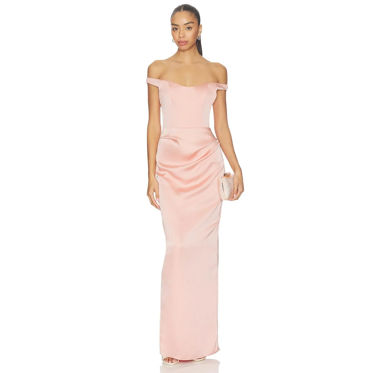 Katie May Tempest Gown in Apricot Blush