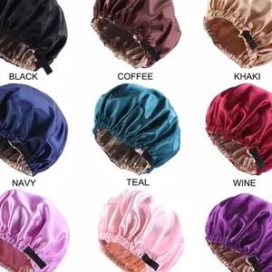 Satin Drawstring Bonnet