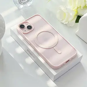 Skin-feel magnetic transparent phone case, suitable for iPhone 17/16/15 Pro Max, iPhone 16, iPhone 14 (anti-fall), iPhone 13 (supports wireless charging), iPhone 12/11 Pro Max, MagSafe protective case for iPhone 11.