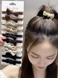 Butterfly Hair Ties, Casual Plain Design, Ideal for Women, Fall Travel, Hairstyling Tools, Everyday Accessories, 5/10/20 Pieces