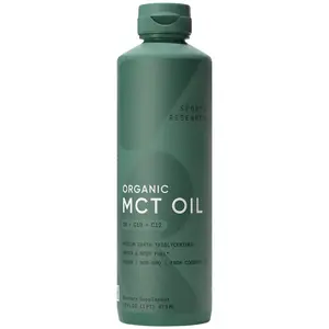Sports Research Organic MCT Oil - Keto & Vegan MCTs C8, C10, C12 from Coconuts - Non-GMO & Gluten Free - Flavorless Oil - 16 oz