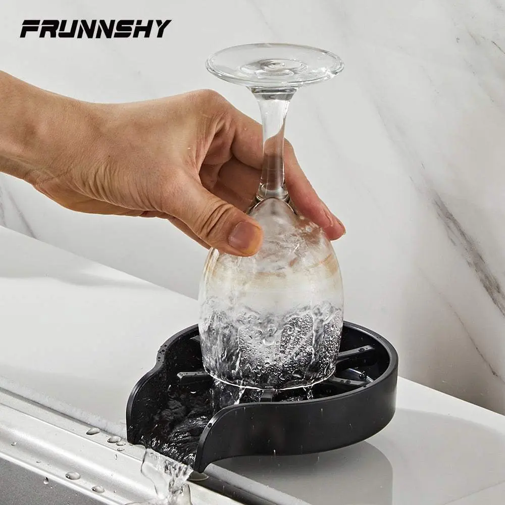 Kitchen High Pressure Glass Rinser Wine Cup Washer Automatic Bar Rinse Coffee Pitcher Wash Tool Kitchen Sink Accessories FR901