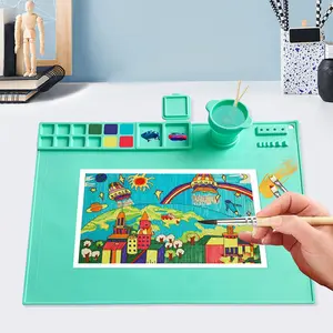 Multifunctional Drawing Pad, Graffiti Oil Painting Board, Art Supplies, Erasable Washable Color Palette, Silicone Paint Mat, Multipurpose Art Supplies
