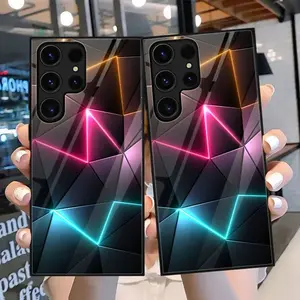 Protective Phone Case with Reinforced Glass for Samsung S23 S24 S25 S23